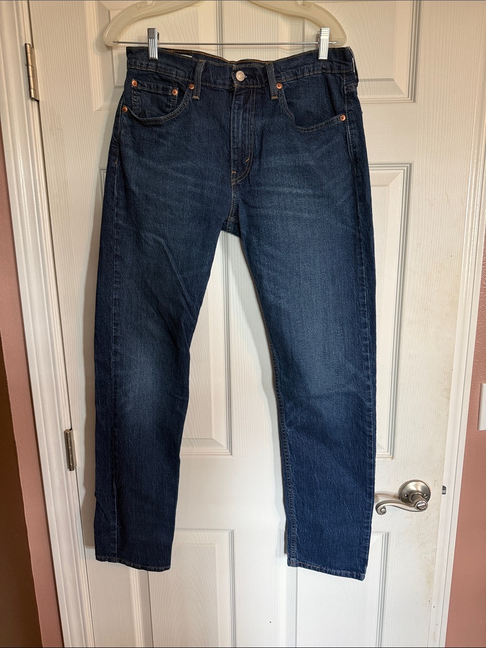 Levi's Men's Dark Blue Straight Jeans
